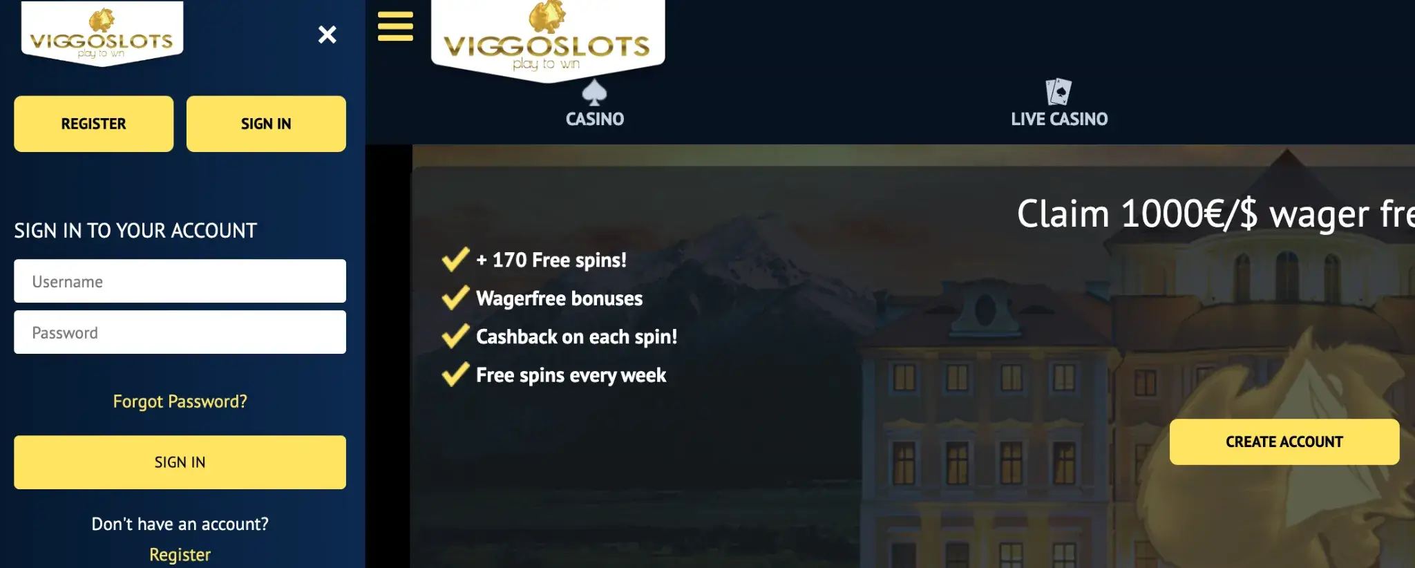 How to Log in to Viggoslots Casino