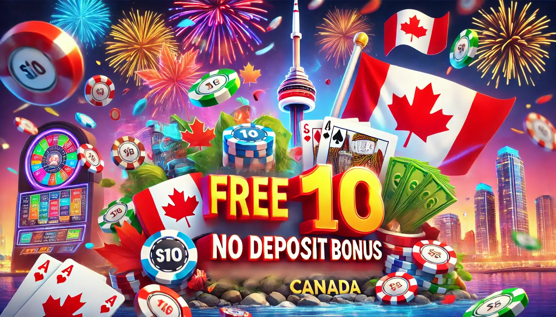 $10 Free No Deposit Casino Bonus in Canada