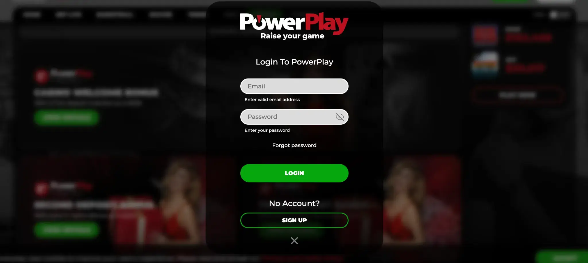 PowerPlay Casino Login Canada