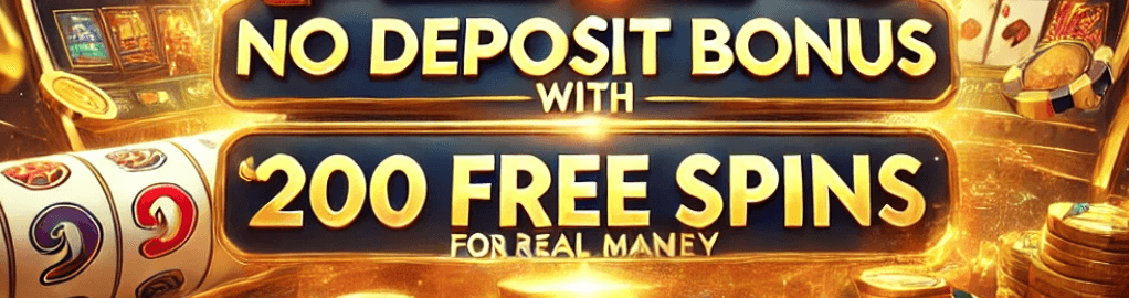 $200 No Deposit Bonus and 200 Free Spins Real Money