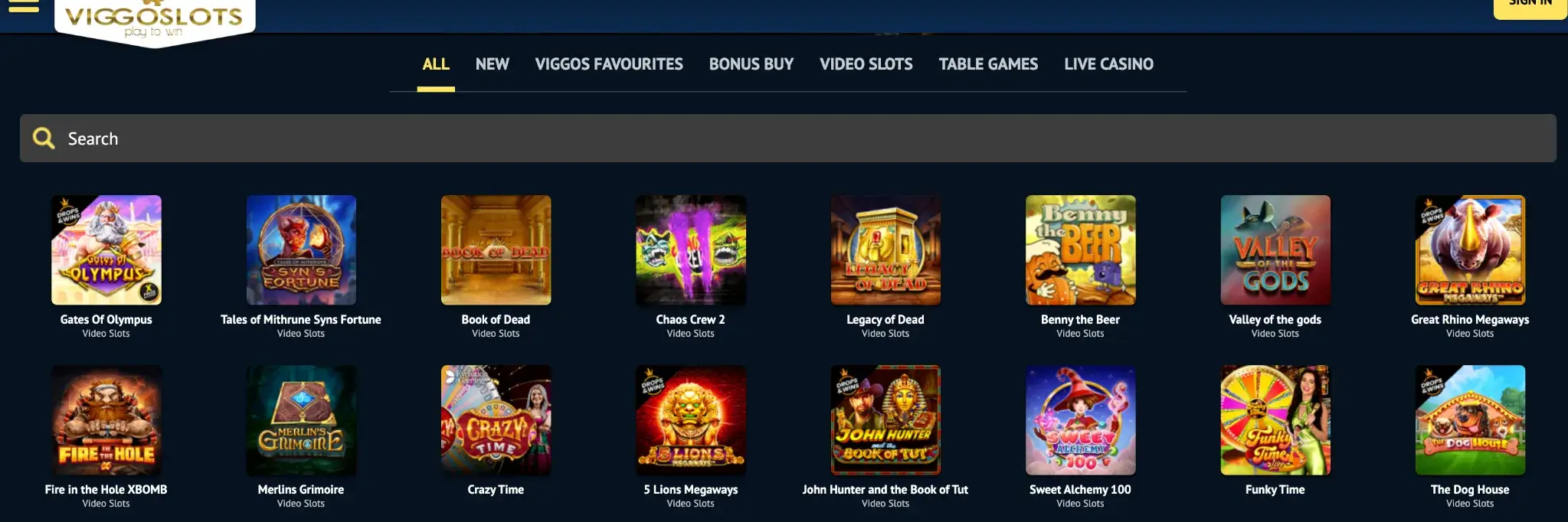 Viggo Slots Casino Games