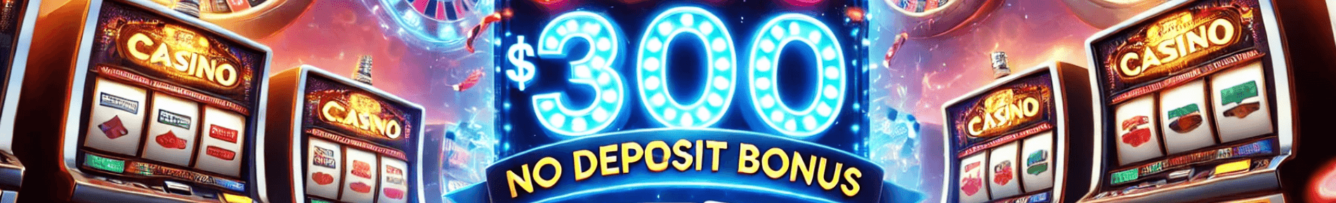 300 No Deposit Casino Bonuses