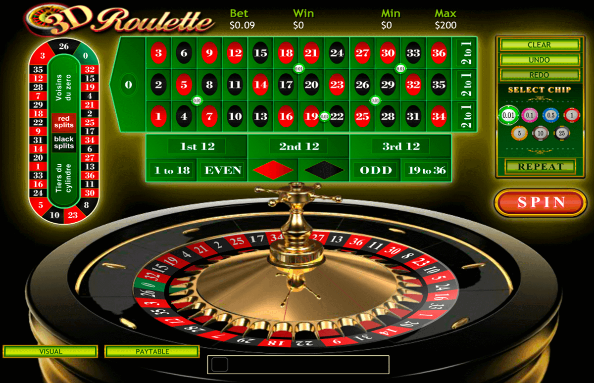 Jogo - 3D Roulette