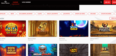 Games at Royal Panda Online Casino