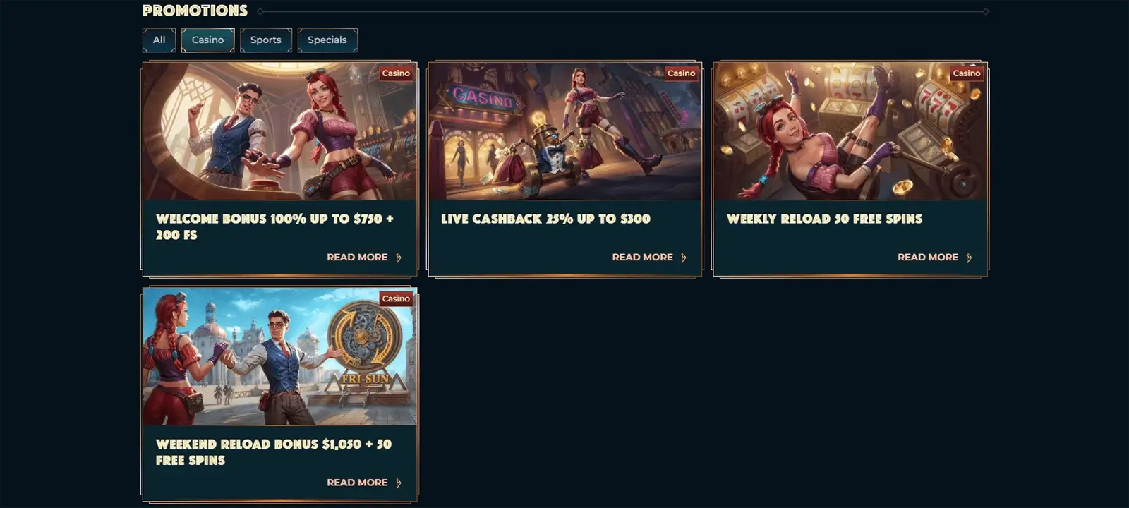 MonsterWin Casino Promotions