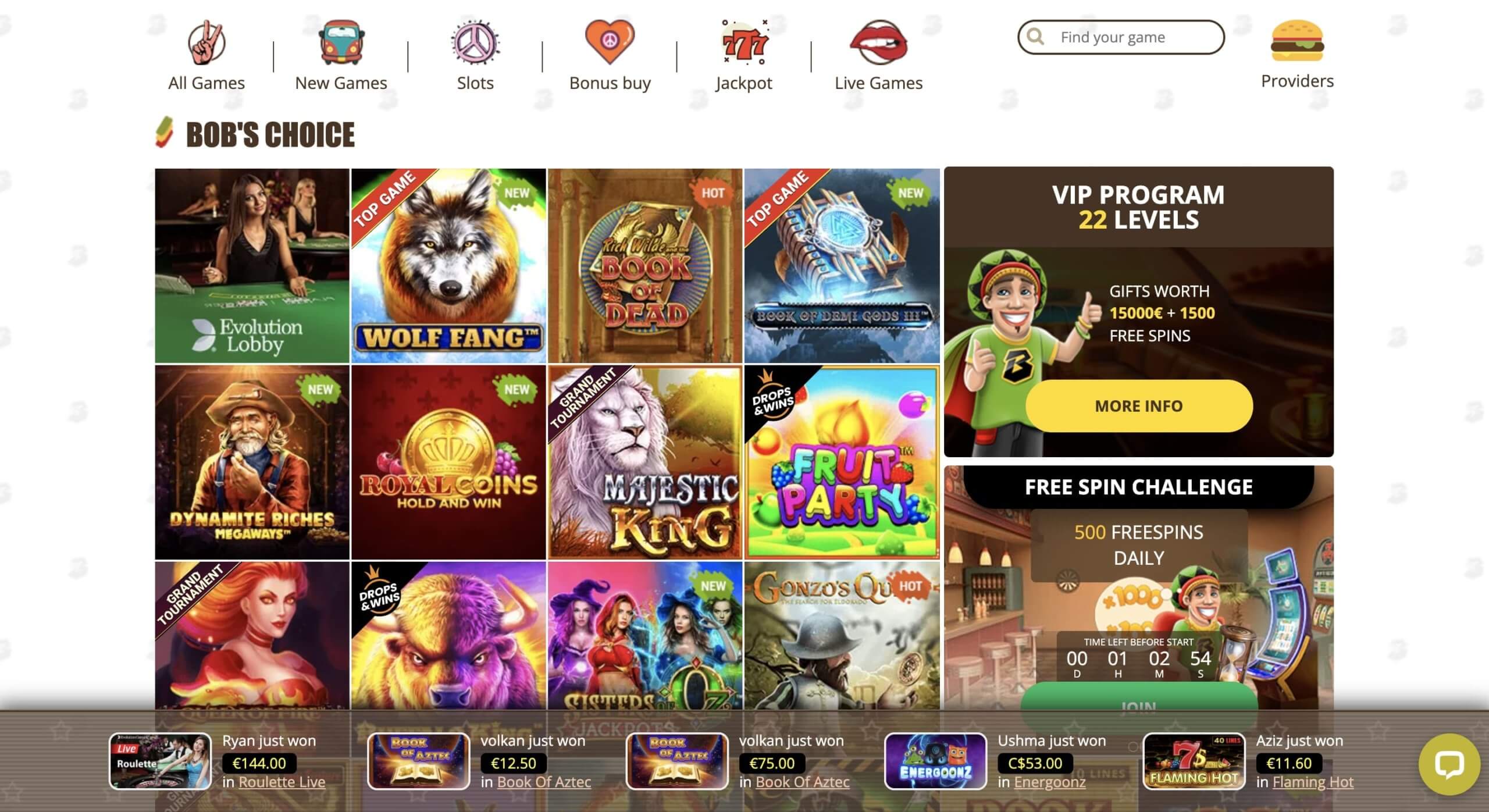 Bob Casino Review