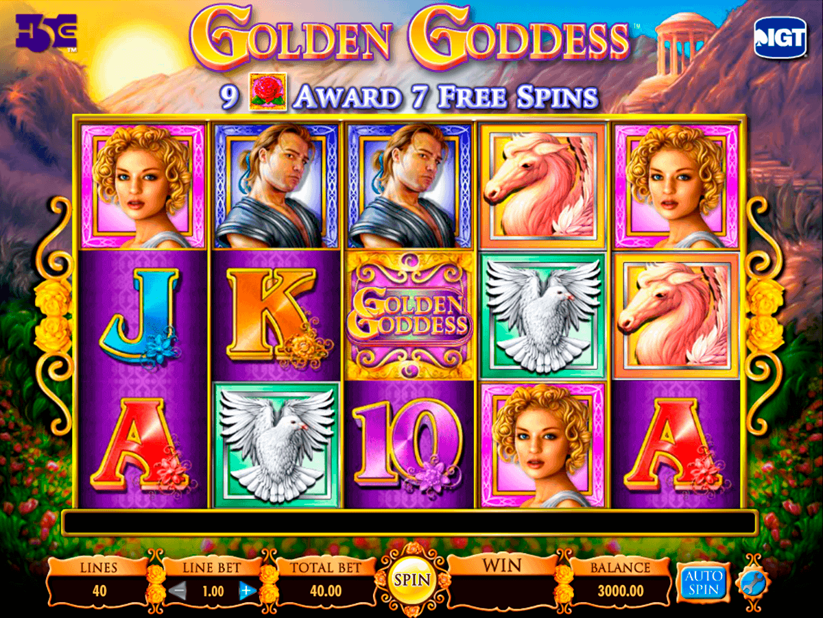 golden goddess igt free slot 