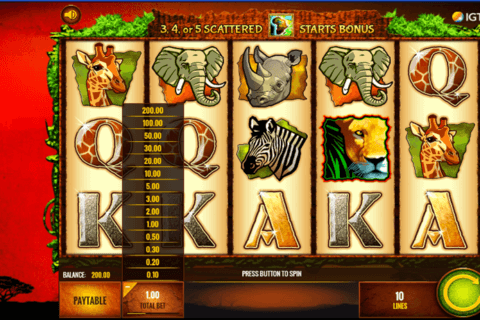 Wild Life Slot set your bet