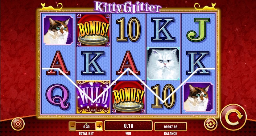 kitty glitter slot