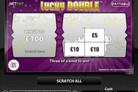 lucky double netent scratch cards