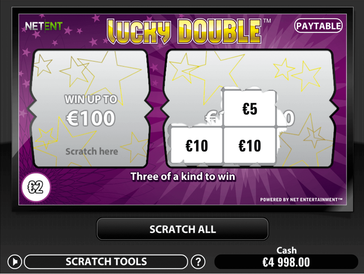 lucky double netent scratch cards 