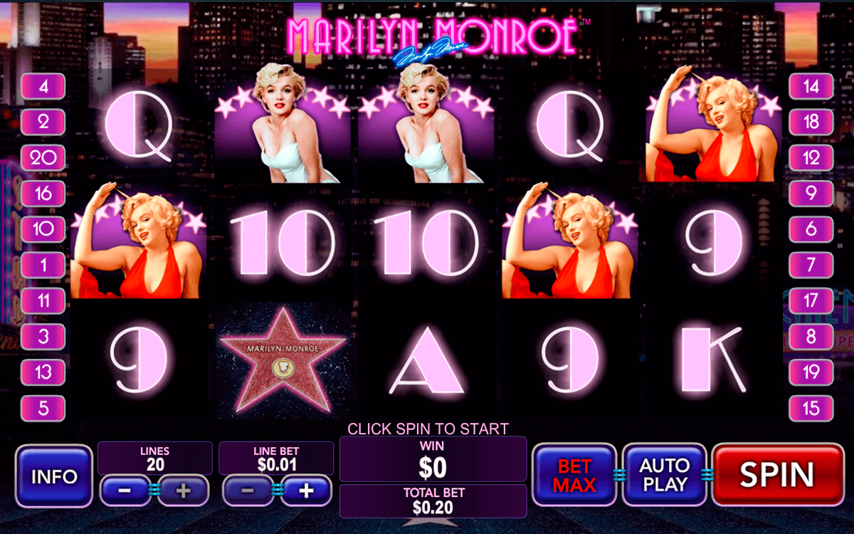 marilyn monroe playtech free slot 