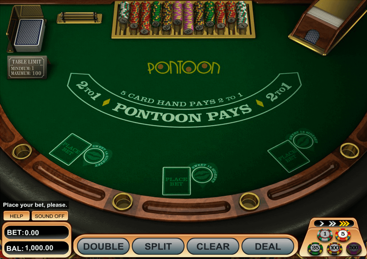 pontoon blackjack betsoft free