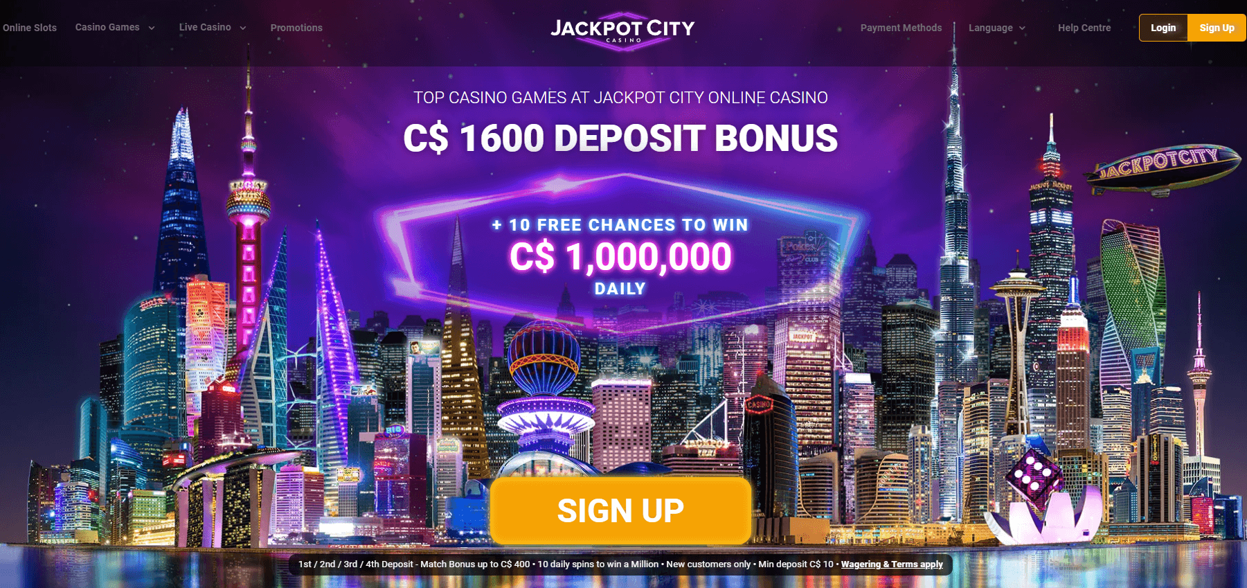 sites like jackpot city