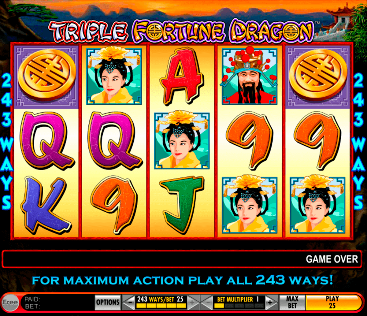 triple fortune dragon igt free slot 