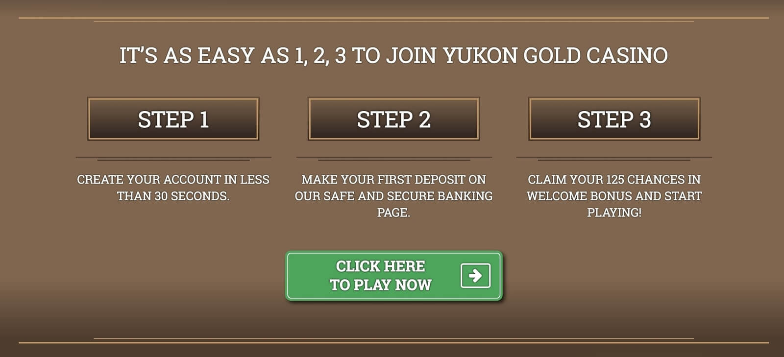 yukon gold casino reward