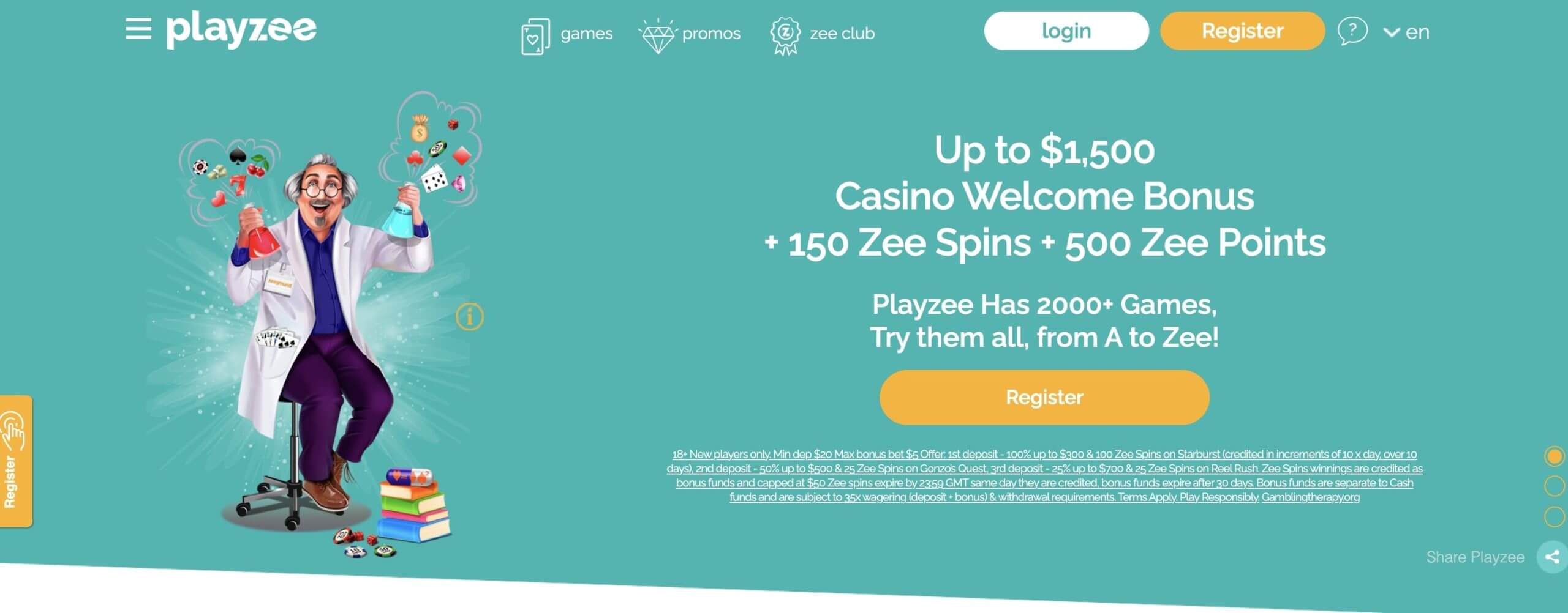 PlayZee Online Casino Review